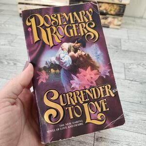 Surrender to Love by Rosemary Rogers 1982 Avon Paperback Romance Clinch